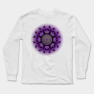 Tree Of Life, Handmade Sacred Geometry. Meditative. Long Sleeve T-Shirt